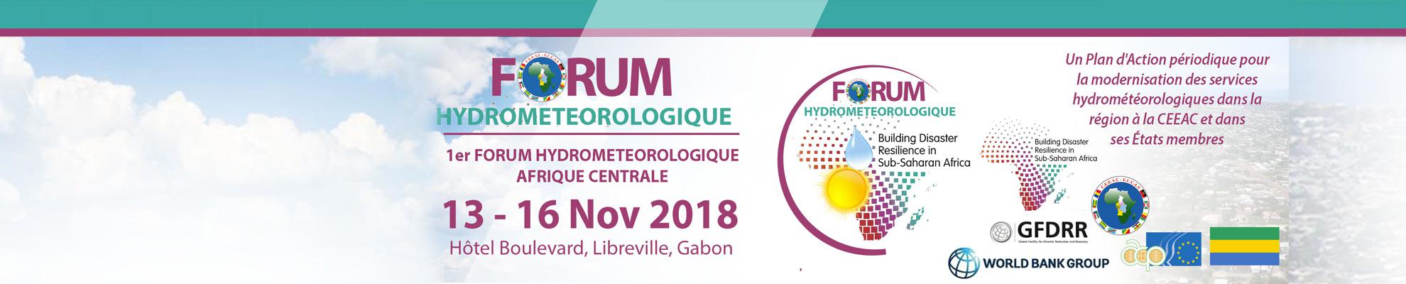 1er FORUM HYDROMETEOROLOGIQUE AFRIQUE CENTRALE